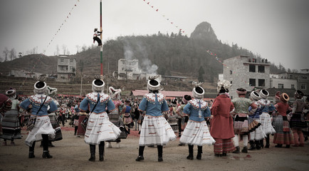 隆林苗族跳坡节